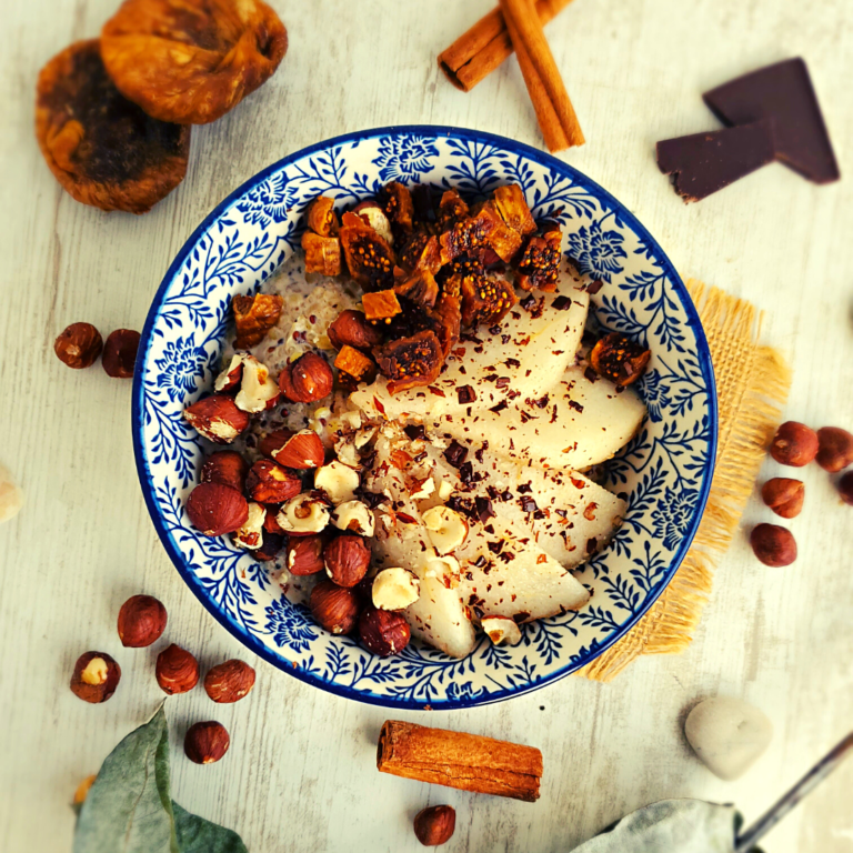QUINOA AUX NOISETTES ET AUX POIRES !