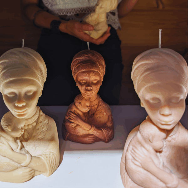 Bougie MaMan & bébé du Monde – Image 4